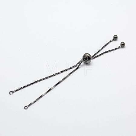 Rack Plating Brass Chain Bracelet Making KK-A142-018B-1