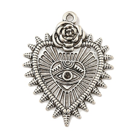 Tibetan Style Alloy Pendants Enamel Settings TIBE-L013-10AS-02-1