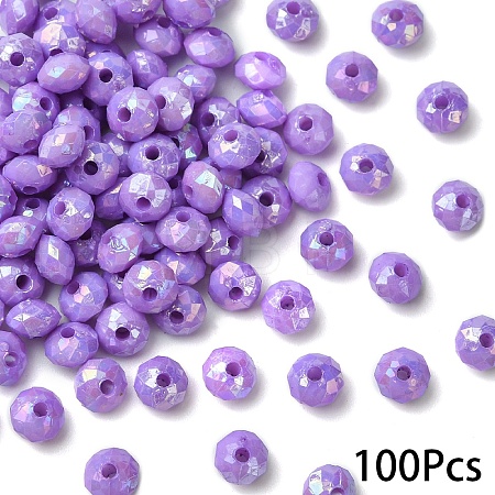 Opaque Acrylic Beads MACR-YW0003-55I-1