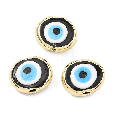 Handmade Evil Eye Lampwork Beads LAMP-D006-08G-09-1