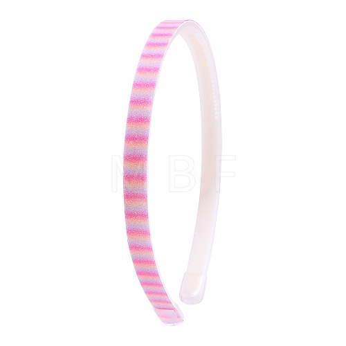 Cute Glitter ABS Plastic Hair Bands PW-WG6FA95-02-1