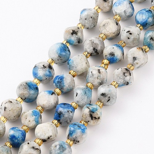 Natural K2 Stone Beads Strands G-A030-B31-8mm-1