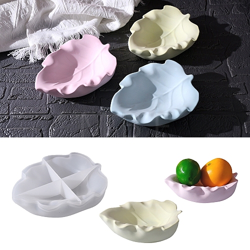 Proud DIY Glue Mold Leaf Bowl Silicone Molds PW-WGA9899-01-1