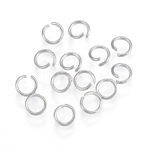 304 Stainless Steel Jump Rings A-STAS-F110-09P-1