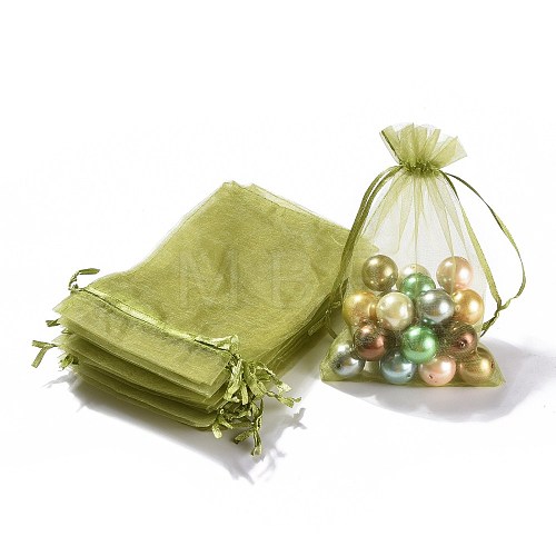Organza Gift Bags with Drawstring OP-R016-10x15cm-13-1