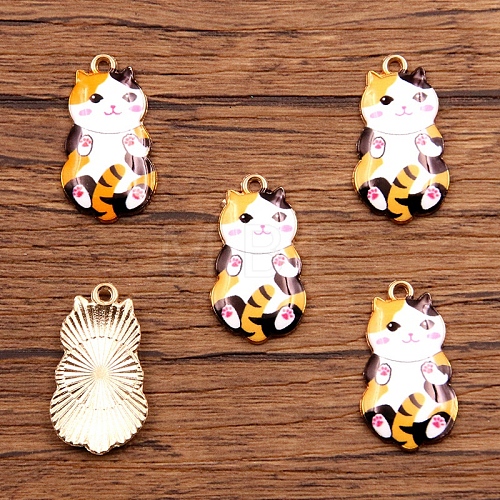 Alloy Enamel Pendants PW-WG79027-03-1