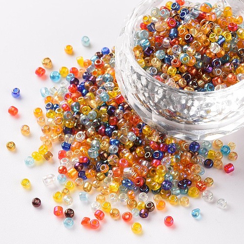 12/0 Round Glass Seed Beads SEED-US0003-2mm-TR-1