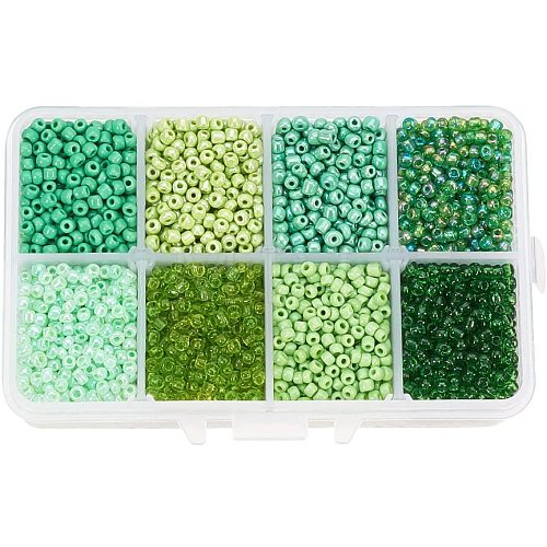 8/0 Round Glass Seed Beads SEED-PH0006-3mm-07-1