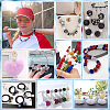 200Pcs Pave Disco Ball Beads RB-PH0001-41E-6