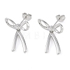 Brass Stud Earrings for Women EJEW-S225-03P-1