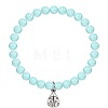 Fashion Natural Jade Beads Stretch Bracelets QY2485-2-1