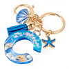 Star Resin & Shell Keychains KEYC-TAC00087-01C-2