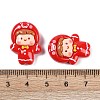 Christmas Opaque Resin Decoden Cabochons CRES-M036-12F-3