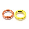 Spray Painted Alloy Spring Gate Rings X-PALLOY-A022-01B-2