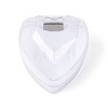 Valentine's Day Transparent Acrylic Ring Storage Boxes OBOX-T001-01B-1