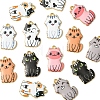 14Pcs 7 Colors Rack Plating Alloy Enamel Pendants FIND-FS0003-05-2