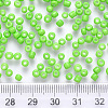 8/0 Baking Paint Glass Round Seed Beads SEED-C029-B-16-3