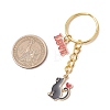 Valentine's Day Alloy Enamel Pendant Keychains KEYC-JKC01178-02-3