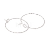 316 Surgical Stainless Steel Hoop Earrings Findings STAS-D183-02P-02-2