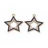 Alloy Rhinestone Pendants FIND-C019-49KCG-03-2