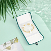 Square Velvet Bangle Storage Decorative Boxes CON-WH0100-67A-4
