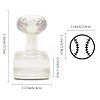 Clear Acrylic Soap Stamps DIY-WH0444-001-2