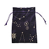 Hot Stamping Moon Star Velvet Storage Bags WG24388-03-1