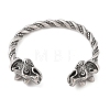 Viking 304 Stainless Steel Open Cuff Bangles for Men BJEW-U001-07A-G-2