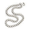 Non-Tarnish 304 Stainless Steel Rectangle Link Chain Necklaces NJEW-S431-02P-1