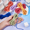 30M 6 Colors Polyester Elastic Cords EC-TA0001-07B-7