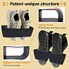 6Pcss Plastic Slipper Racks for Bathroom ODIS-WH0030-331A-3