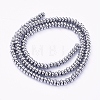 Non-magnetic Synthetic Hematite Beads Strands X-G-G826-02P-4mm-2