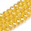 Electroplate Glass Beads Strands EGLA-A034-T3mm-A04-1