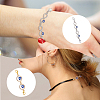 2 Sets 2 Colors  Zinc Alloy Crystal Rhinestone Double Lobster Claw Clasps FIND-FH0007-63-7