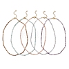 Natural Mixed Gemstone Faceted Rondelle Beaded Necklaces for Women NJEW-JN06286-2