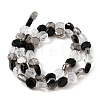 Electroplated Glass Beads Strands EGLA-A048-01A-06-4
