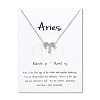 Twelve Constellations Alloy Pendant Necklaces WG2D4F2-14-1