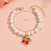 Brass Enamel Charm Bracelets GU0382-1-2