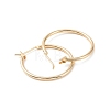 Ion Plating(IP) Brass Huggie Hoop Earrings for Women X-EJEW-A083-01G-2