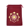 Velvet Moon Phase Printed Packing Tarot Pouches PW-WG17539-21-1