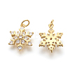 Brass Micro Pave Cubic Zirconia Pendants LS-KK-F774-10G-NR-2