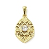 304 Stainless Steel Crystal Rhinestone Pendants STAS-C179-05G-1