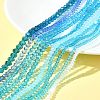 Electroplate Glass Beads Strands EGLA-FS0001-42A-10