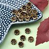 Brass Rhinestone Spacer Beads RB-A014-Z8mm-01AB-NF-2