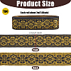 Vintage Jacquard Polyester Ribbon OCOR-WH0109-341A-2