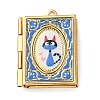 304 Stainless Steel Locket Pendants STAS-K329-01A-G-1