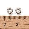 Rack Plating Brass Micro Pave Clear Cubic Zirconia Beads KK-H508-23A-P-2