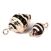 Electroplate Natural Spiral Shell Pendants SSHEL-Q100-42G-2
