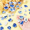 Porcelain Cabochons PORC-TA0001-74-7
