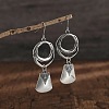 Bohemian Style Ring with Trapezoid Alloy Dangle Earrings FS-WGCE919-01-2